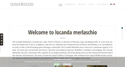 Desktop Screenshot of locandamerlaschio.it